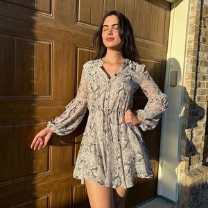 By Together Asymmetrical Gray Dress